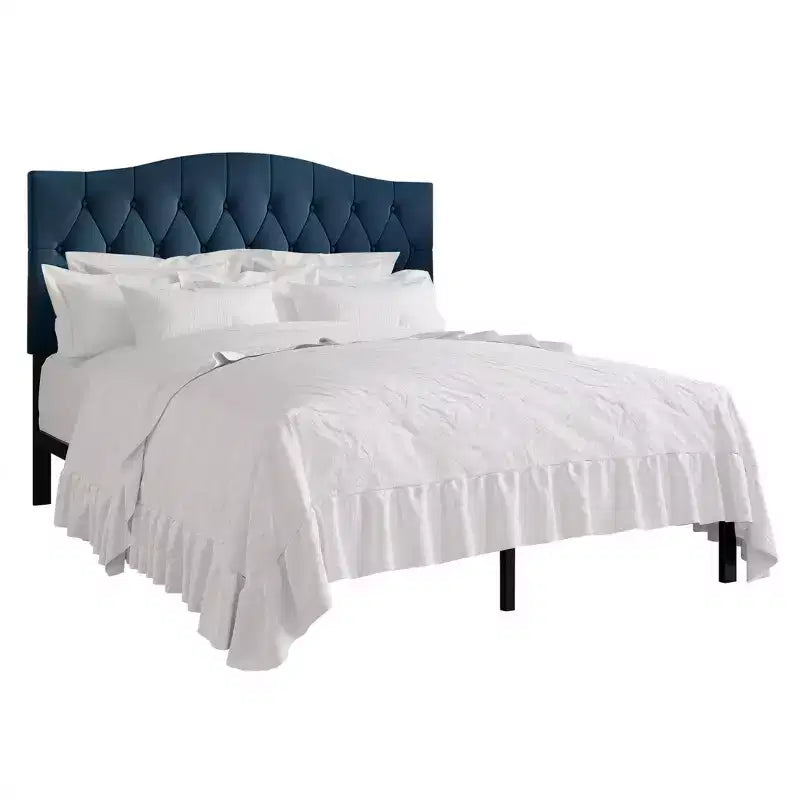 ChaletPosh Linen Platform Bed