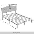 ChaletPosh Linen Platform Bed