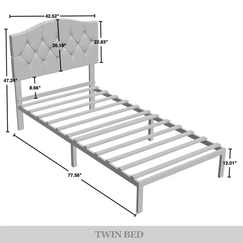 ChaletPosh Linen Platform Bed