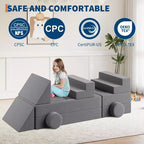Garvee Canapé modulaire pour enfants 22 pièces, canapé convertible en mousse pour chambre et salle de jeux, canapé 2 placesCréatif, confortable et personnalisable