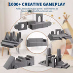 Garvee Canapé modulaire pour enfants 22 pièces, canapé convertible en mousse pour chambre et salle de jeux, canapé 2 placesCréatif, confortable et personnalisable