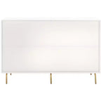 Commode 6 tiroirs Genevieve - DRS5002 - Noyer/Blanc - Safavieh