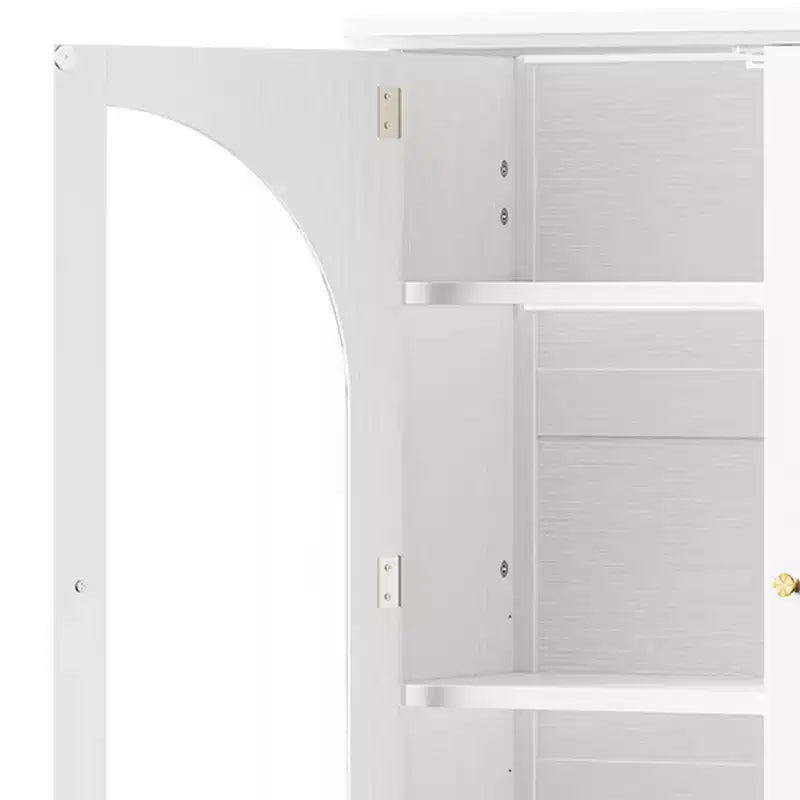 Bibliothèque de 72 pouces de haut avec lumières LED et tiroirs, étagère de rangement en bois à 6 niveaux avec portes, vitrine d'exposition