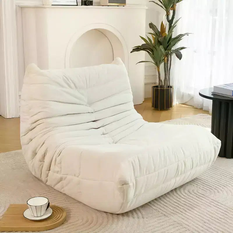 Fauteuil Poire Sans Installation, Grand Pouf pour Adultes, Fauteuil Poire Géant en Mousse, pour Maison, Appartement, Salon ou Salle de Jeux, Canapé en Boîte