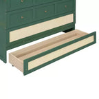 Lit escamotable complet, lit escamotable pleine grandeur avec tiroirs de rangement, lit mural en bois, cadre de lit escamotable en rotin