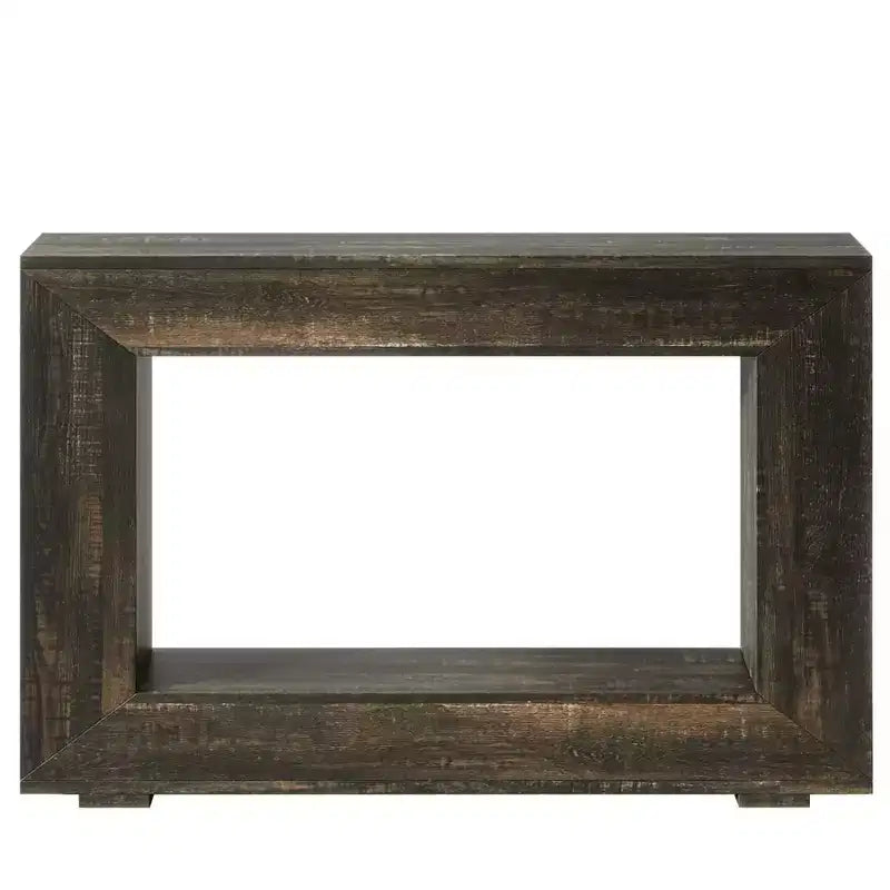 Farmhouse Console Table, Rustic Wood Entryway Sofa Table with Storage