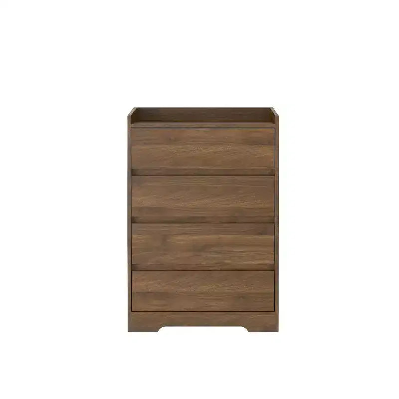 Commode moderne à 4 tiroirs pour chambre à coucher, commode verticale sans poignée, meuble de rangement pour salon, entrée ou bureau - Panipeachy