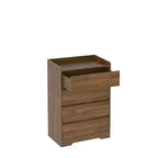 Commode moderne à 4 tiroirs pour chambre à coucher, commode verticale sans poignée, meuble de rangement pour salon, entrée ou bureau - Panipeachy
