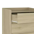 Commode moderne à 4 tiroirs pour chambre à coucher, commode verticale sans poignée, meuble de rangement pour salon, entrée ou bureau - Panipeachy