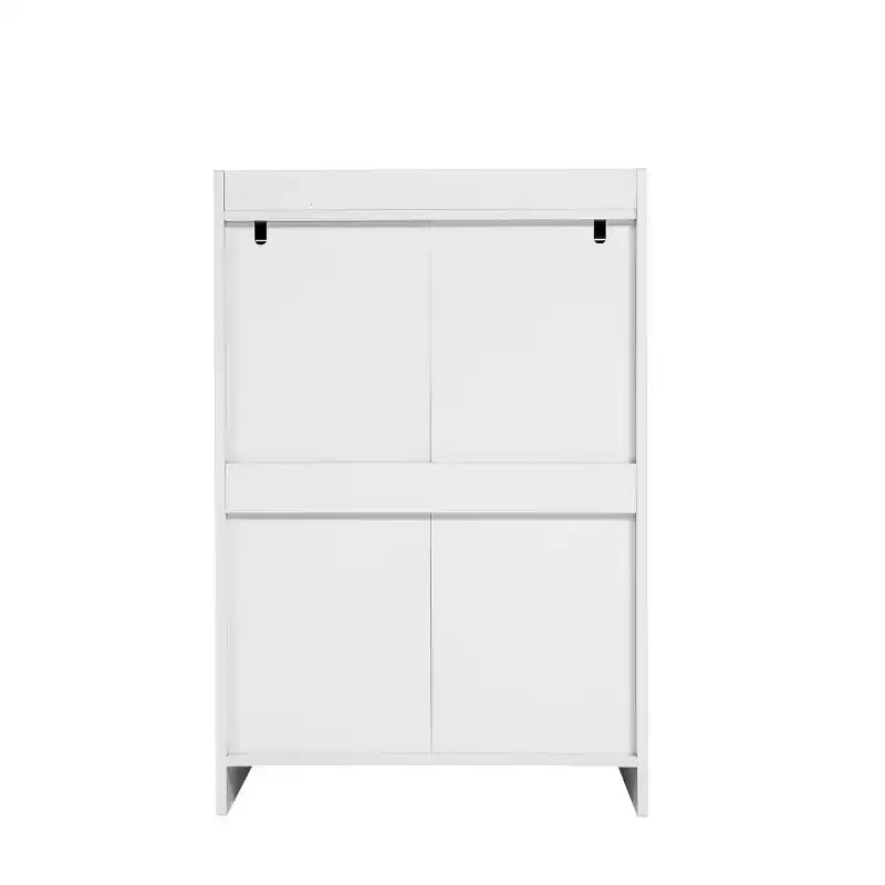 Commode moderne à 4 tiroirs pour chambre à coucher, commode verticale sans poignée, meuble de rangement pour salon, entrée ou bureau - Panipeachy