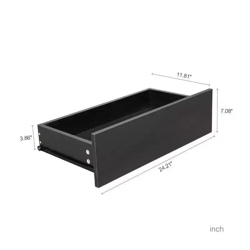 Commode moderne à 4 tiroirs pour chambre à coucher, commode verticale sans poignée, meuble de rangement pour salon, entrée ou bureau - Panipeachy