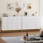 Commode haute moderne en bois à 8 tiroirs, glissières à fermeture douce et kit anti-basculement, meuble de rangement peu encombrant pour chambre, placard, enfants et chambre de bébé