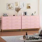 Commode haute moderne en bois à 8 tiroirs, glissières à fermeture douce et kit anti-basculement, meuble de rangement peu encombrant pour chambre, placard, enfants et chambre de bébé