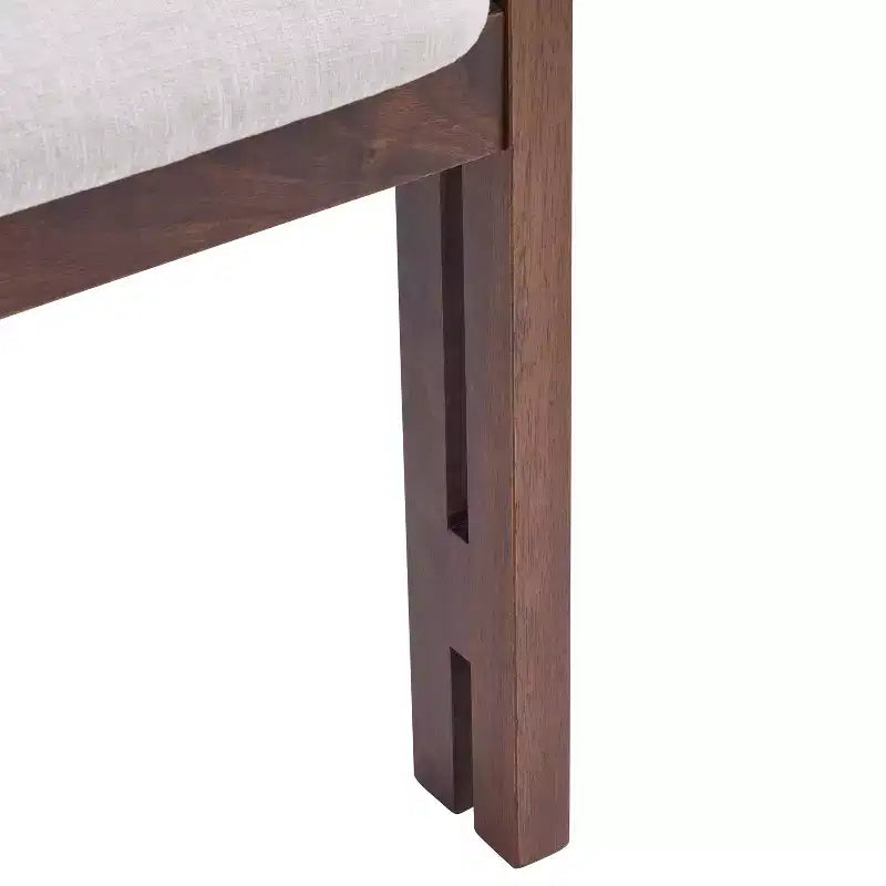 Christopher Knight Home Zane Chaises de salle à manger modernes en bois d'hévéa rembourrées avec dossier Louis (lot de 2)