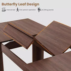Table à manger extensible en bois massif pour 6 à 10 personnes, de 160 cm à 220 cm - Montage facile pour cuisine et salle à manger, chaises non incluses