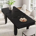 63 in-86.6 in Sturdy Wooden Frame Extendable Dining Table for 6-10 People - Easy Assembly for Kitchen & Dining Room, Chairs Not Included
