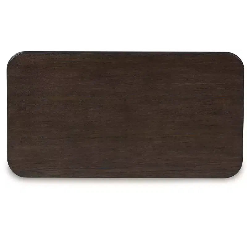 Table basse relevable Signature Design by Ashley Carlibrie, marron, contemporaine avec étagère et roulettes
