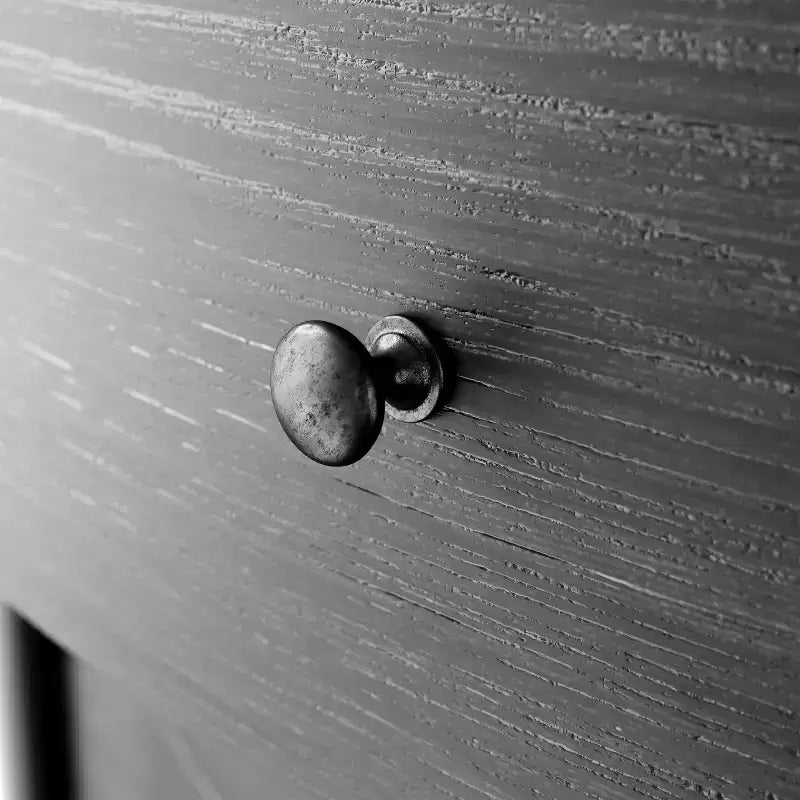 Homsee Table de Chevet en Bois, Commode à 3 Tiroirs, Commode Moderne à Façade Courbe avec Pieds Tournés Vintage