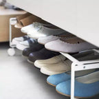Range-chaussures roulant à deux niveaux Yamazaki Home (8 paires) – Acier