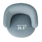 Fauteuil d'appoint pivotant moderne en velours, Fauteuil barillet rembourré avec rotation à 360°, Fauteuil de salon pour le séjour et le coin lecture - Panipeachy