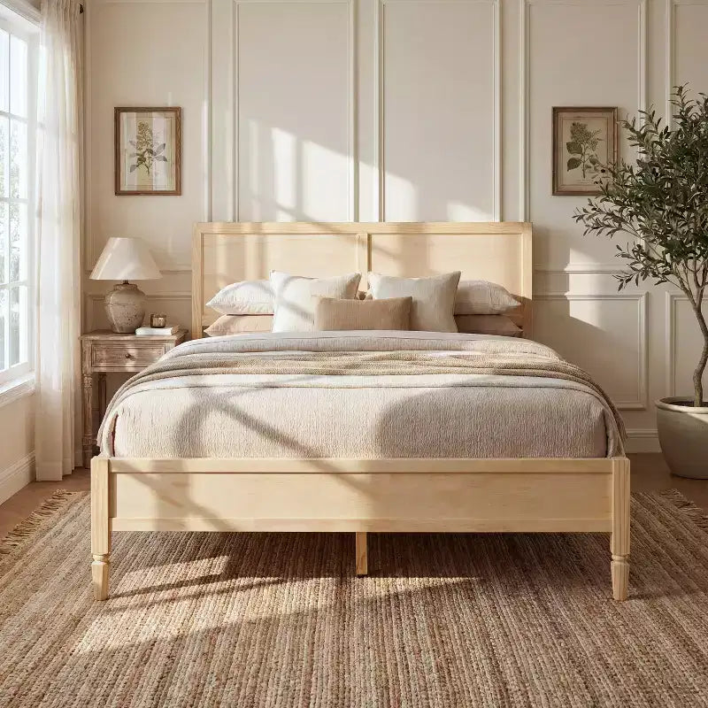 Christopher Knight Home Kesia — Cadre de lit moderne en bois avec tête de lit