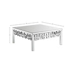Table basse miroir Meridian Furniture Aria