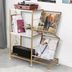 Meuble vinyle à 3 niveaux pour platine – 69,8 x 29,9 x 82,5 cm