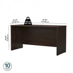 60W x 24D Credenza Desk
