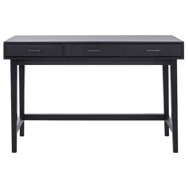 Delsie Mid-Century 3-Drawer Desk