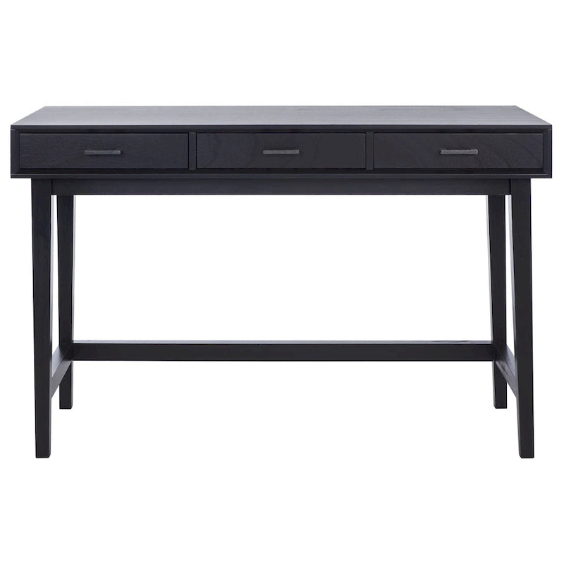 Delsie Mid-Century 3-Drawer Desk