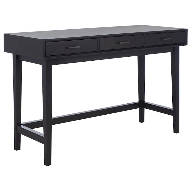 Delsie Mid-Century 3-Drawer Desk