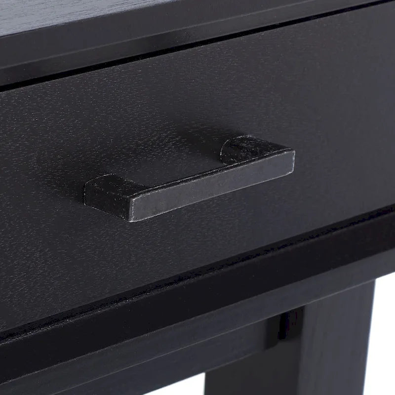 Delsie Mid-Century 3-Drawer Desk
