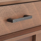 Delsie Mid-Century 3-Drawer Desk