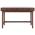 Delsie Mid-Century 3-Drawer Desk