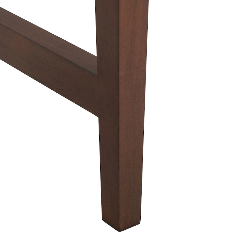 Delsie Mid-Century 3-Drawer Desk