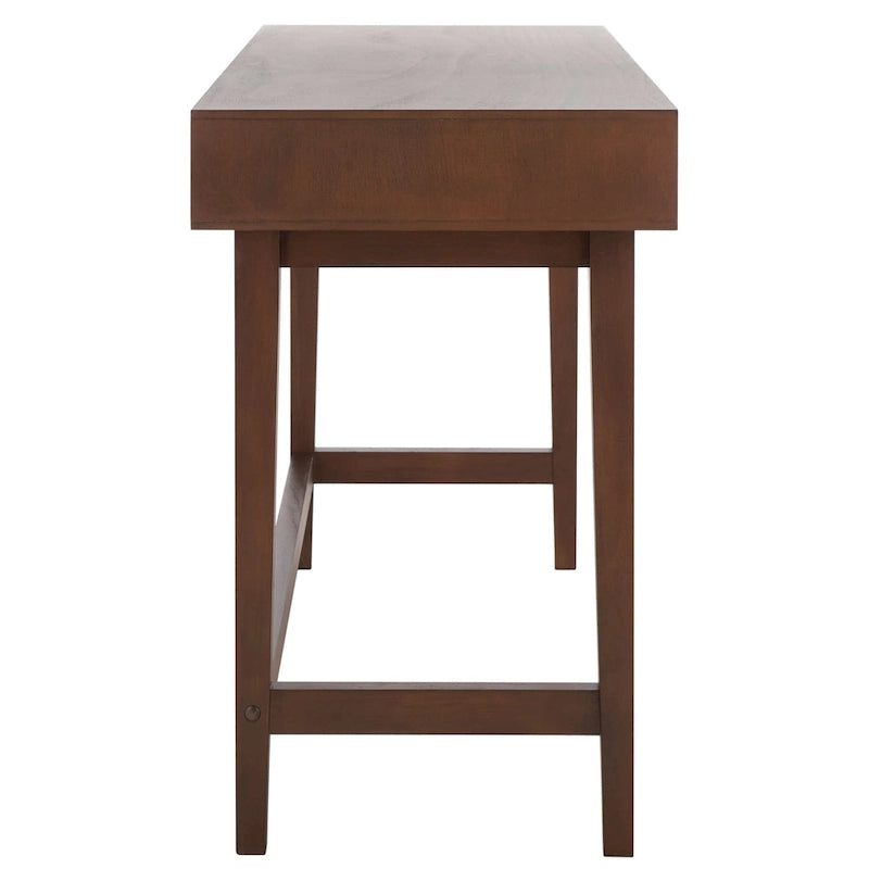 Delsie Mid-Century 3-Drawer Desk