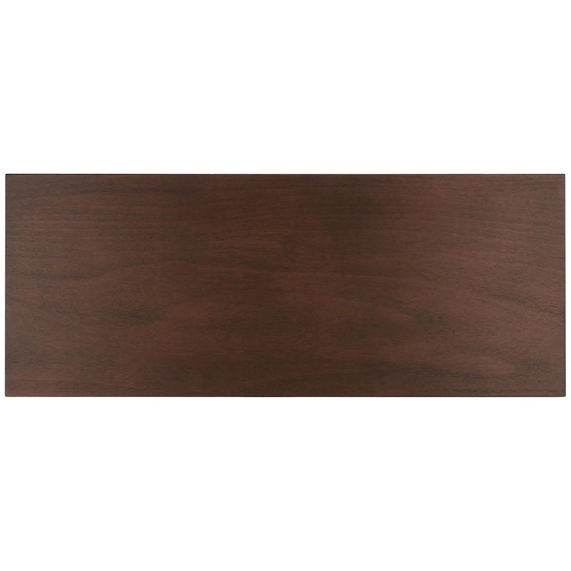 Delsie Mid-Century 3-Drawer Desk