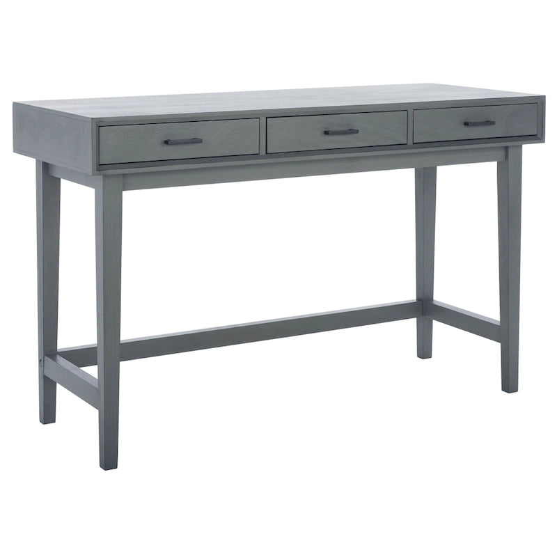 Delsie Mid-Century 3-Drawer Desk