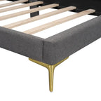 Upholstered Daybed with Guardrail and Headboard
