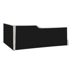 Full Size L-Shaped Daybed with Solid Wood Frame, 500 lbs Weight Capacity