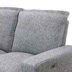 L-Shaped 5-Seater Power Recliner Sofa with USB Port