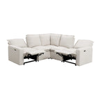L-Shaped 5-Seater Power Recliner Sofa with USB Port