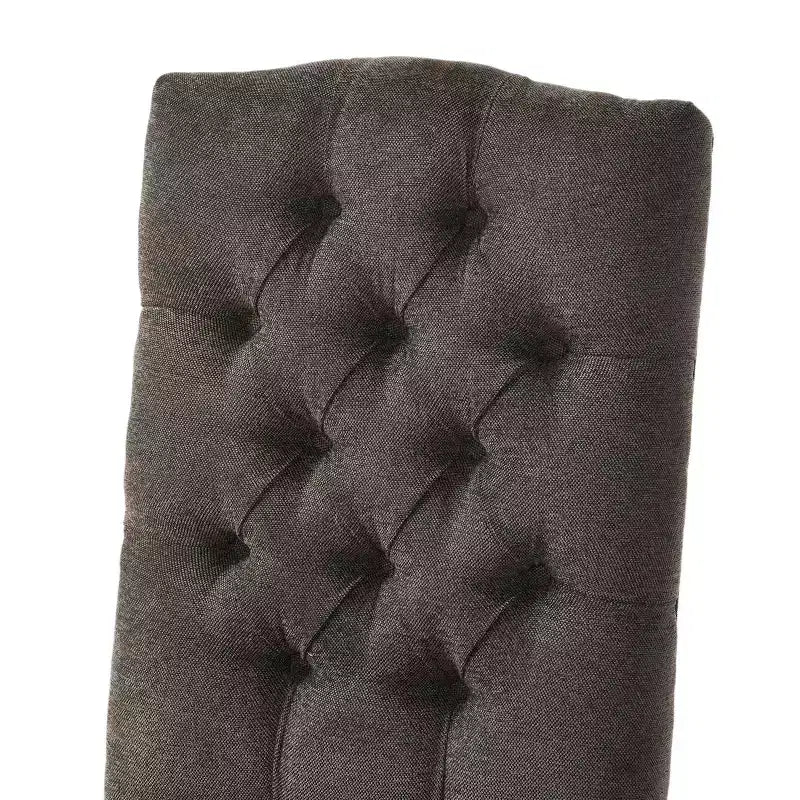 Lot de 2 chaises de salle à manger à dossier en forme de couronne - Christopher Knight Home