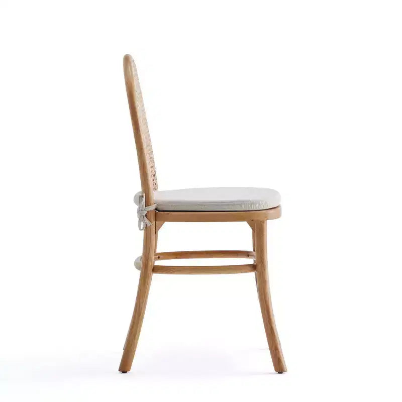 Lot de 4 chaises de salle à manger Paragon : Rembourrées, cadre en frêne, aucun assemblage requis - Manhattan Comfort