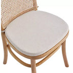 Lot de 4 chaises de salle à manger Paragon : Rembourrées, cadre en frêne, aucun assemblage requis - Manhattan Comfort