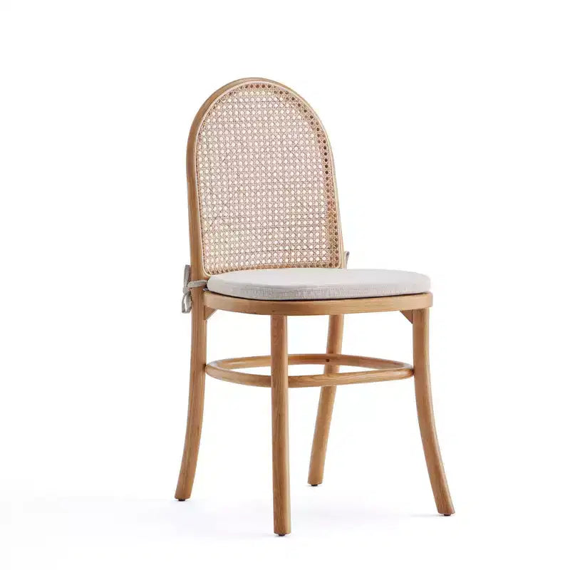Lot de 4 chaises de salle à manger Paragon : Rembourrées, cadre en frêne, aucun assemblage requis - Manhattan Comfort