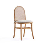 Lot de 4 chaises de salle à manger Paragon : Rembourrées, cadre en frêne, aucun assemblage requis - Manhattan Comfort