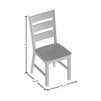 Fauteuils industriels Kopec 24/7 Shop At Home Noyer : Ensemble de 2, dossier arrondi