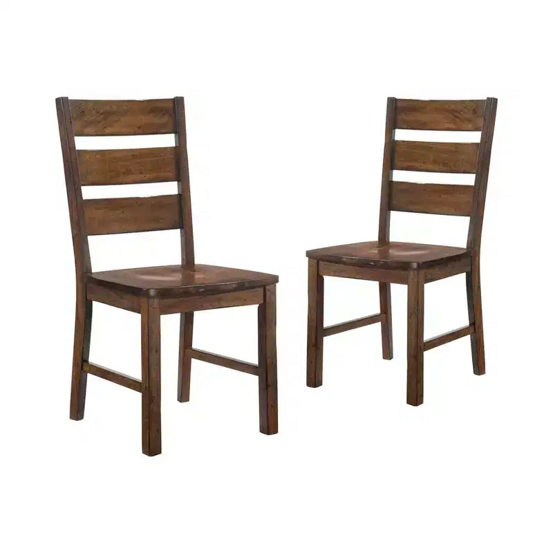Fauteuils industriels Kopec 24/7 Shop At Home Noyer : Ensemble de 2, dossier arrondi