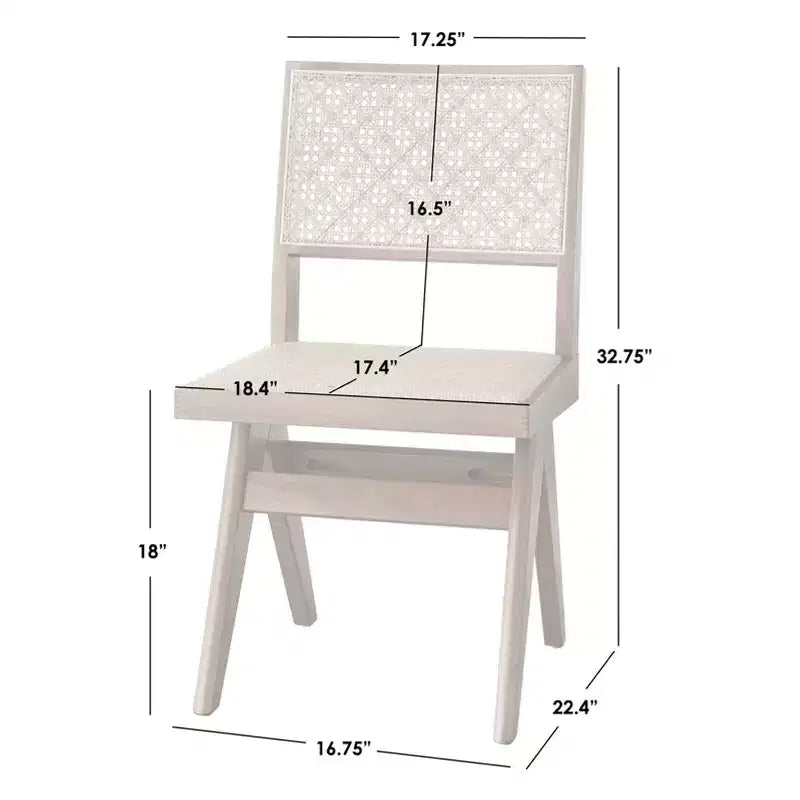 Ensemble de salle à manger moderne 7 pièces Valentina Buylateral 1 table 4 chaises 2 fauteuils Noyer clair